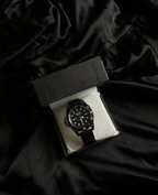 Luxury Diver-Style Wristwatch – Black Dial & Rubber Strap
