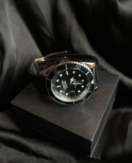 Rolex Datejust – Black Dial with Diamond Hour Markers